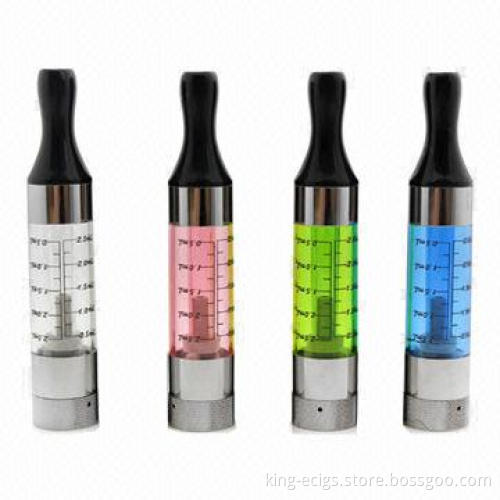3-month warranty, 2.5mL capacity resistance, 1.8/2.4/2.8 e-cigs T3 clearomizer